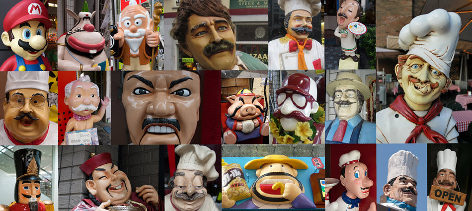 Moustache Mascots